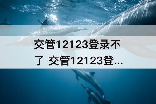 交管12123登录不了 交管12123登录不了服务异常C100002