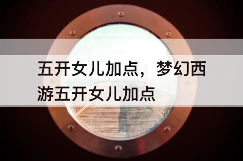 五开女儿加点，梦幻西游五开女儿加点