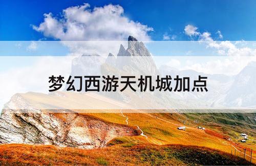 梦幻西游天机城加点