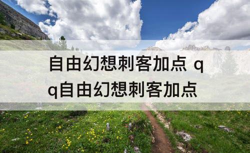 自由幻想刺客加点 qq自由幻想刺客加点