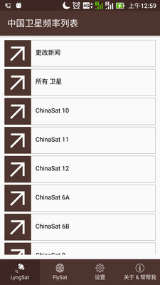 中国卫星频率列表  v0.5.7图1