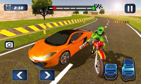 摩托车对决赛车  v1.0.1图2