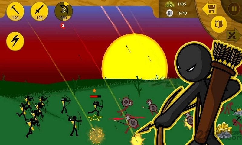火柴人战争遗产(破解版)召唤士兵中文  v2023.3.6图3