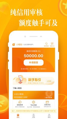 小橙信借款app  v1.0.1图2