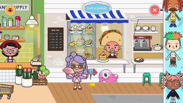 米加小镇外卖商店破解版
